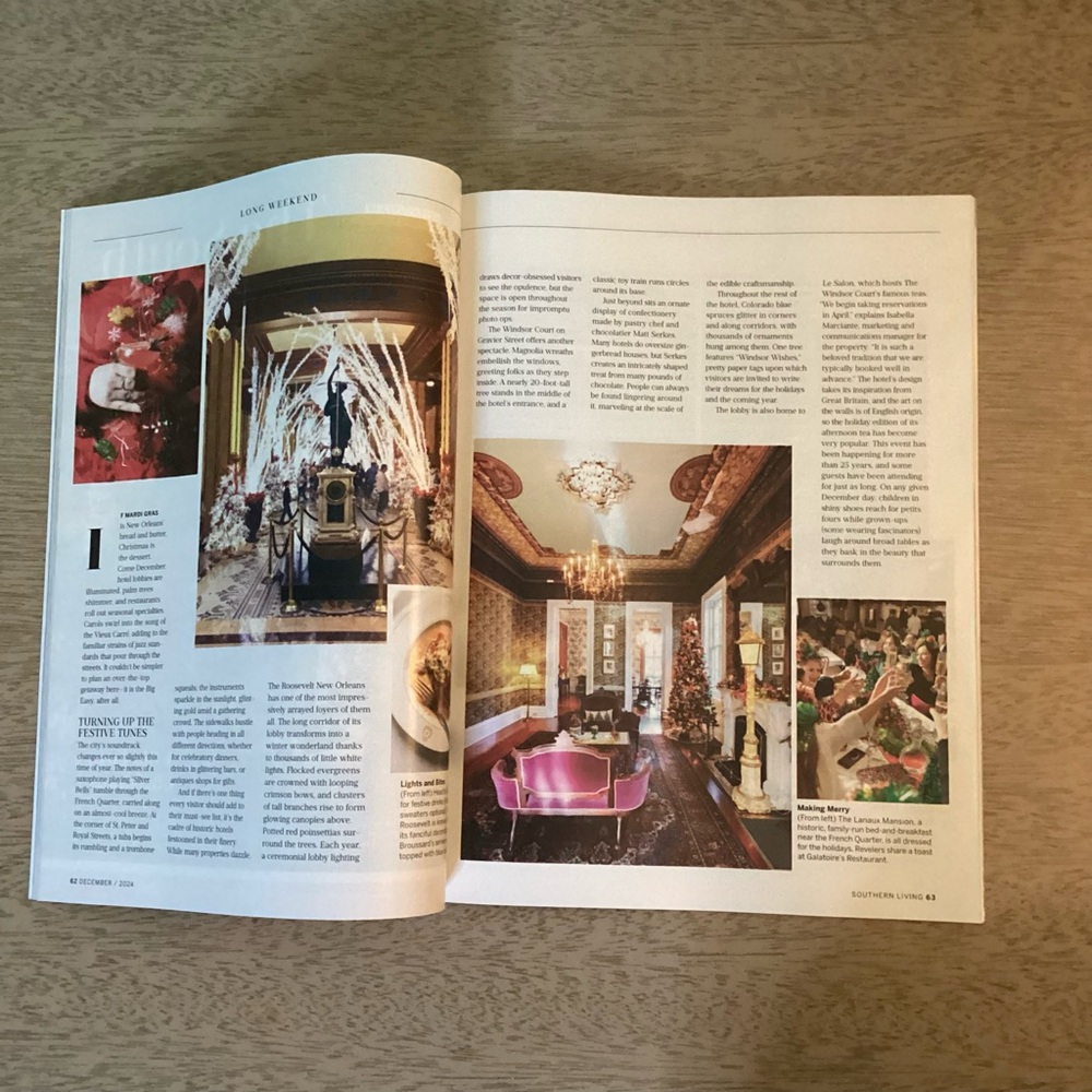 Southern Living Magazine December 2024 Issue - Picture 2 of 5